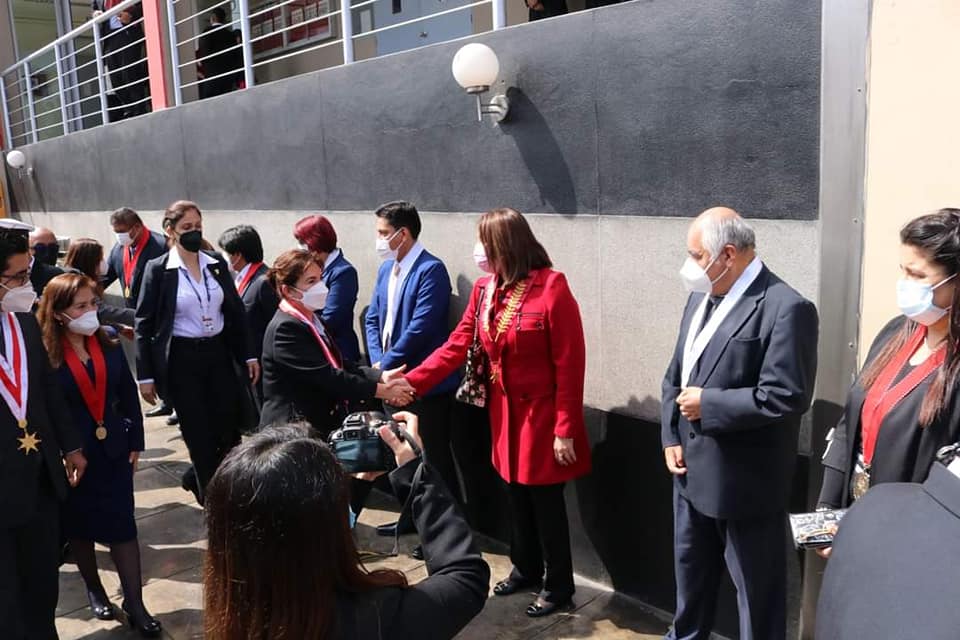 Decana CALSUR, asistió en representación de la Orden a la Ceremonia de Aniversario de Implementación del Nuevo Código Procesal Penal en el Distrito Judicial de Lima Sur.