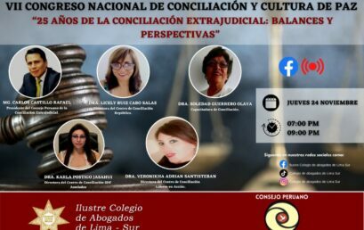 VII Congreso Nacional de Conciliación y Cultura de Paz