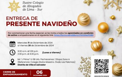 Entrega de Presente Navideño