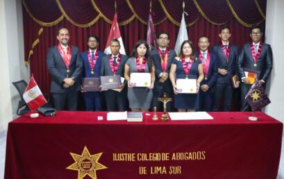 Ilustre Colegio de Abogados de Lima Sur da la bienvenida a nuevos agremiados en emotiva ceremonia