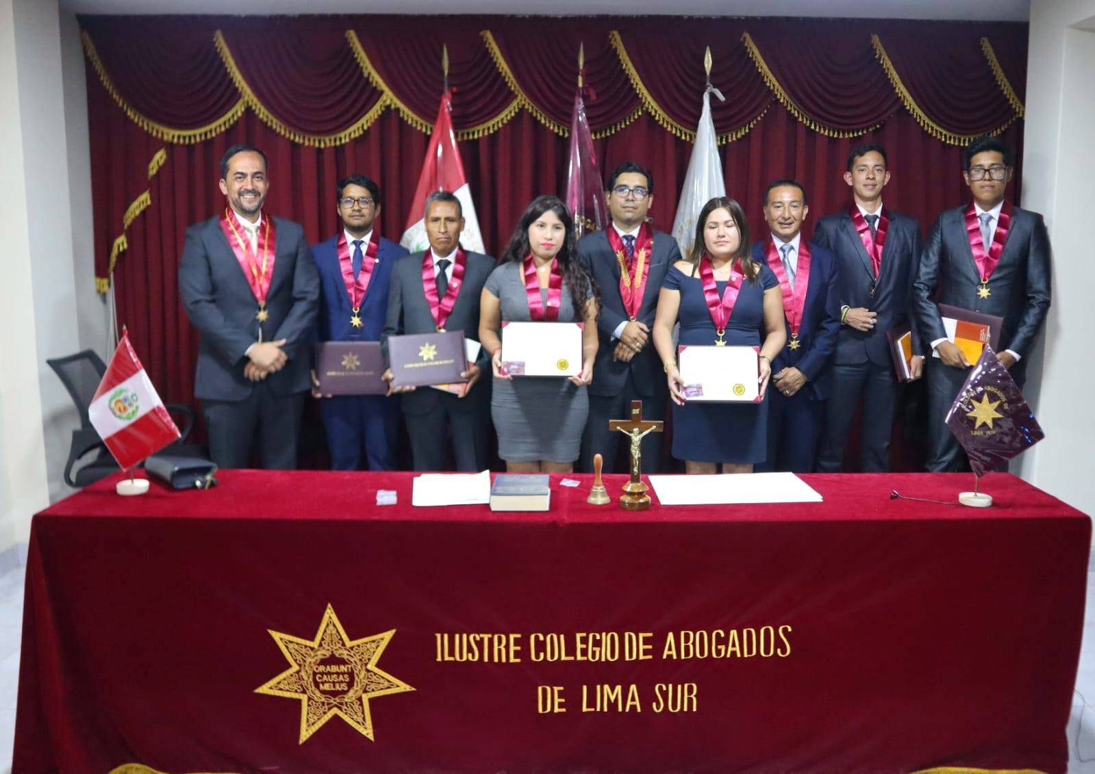 Ilustre Colegio de Abogados de Lima Sur da la bienvenida a nuevos agremiados en emotiva ceremonia