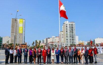 CALSUR participa en Izamiento organizado por el Patronato de la Plaza de la Bandera del distrito de Pueblo Libre