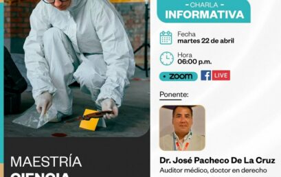 Beneficio Exclusivo para Colegiados: Maestría en Ciencia Criminalística 2025-II
