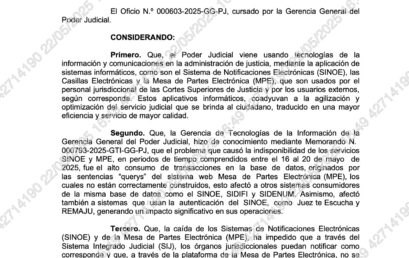 Presidencia del Consejo Ejecutivo – Resolución Administrativa 000061-2025-P-CE-PJ