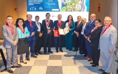 Presidente JUDECAP brindó reconocimiento institucional a presidente de la FIA