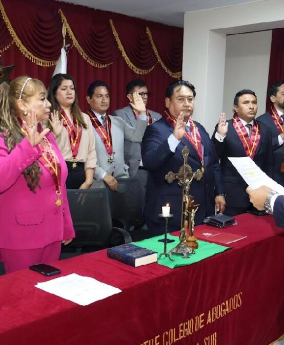 asumieron funciones las autoridades del Ilustre Colegio de Abogados de Lima Sur 3
