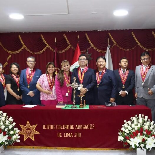 Autoridades del Ilustre Colegio de Abogados de Lima Sur asumen funciones para el periodo 2026-2027