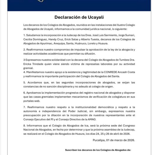 Declaración de Ucayali