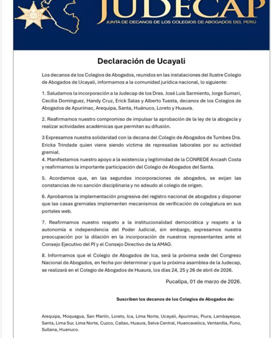 Declaración de Ucayali