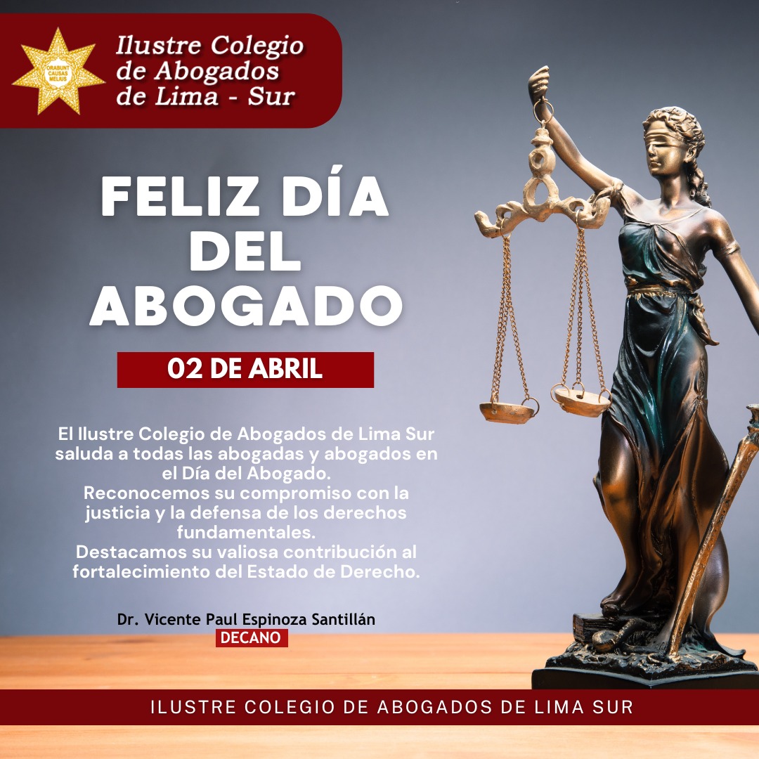 Feliz Día del Abogado