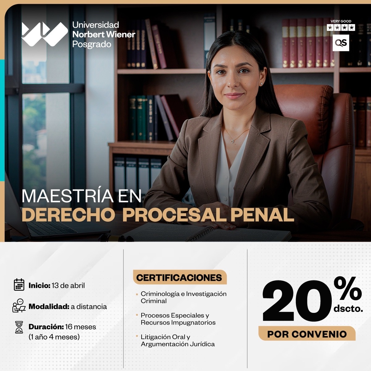 Maestría en Derecho Procesal Penal Universidad Privada Norbert Wiener