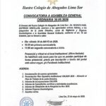 Convocatoria Asamblea General Ordinaria 30 Mayo 2026
