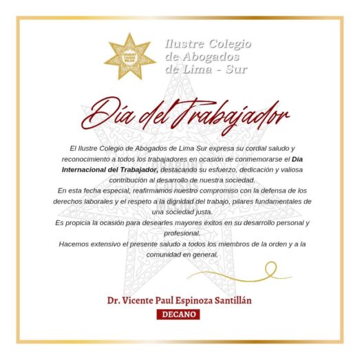 CALSUR les desea un Feliz Día del Trabajo