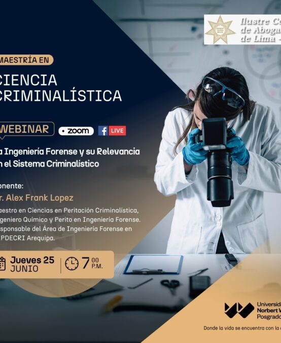 Jueves Académicos CALSUR: La Ingeniería Forense y su Relevancia en el Sistema Criminalístico